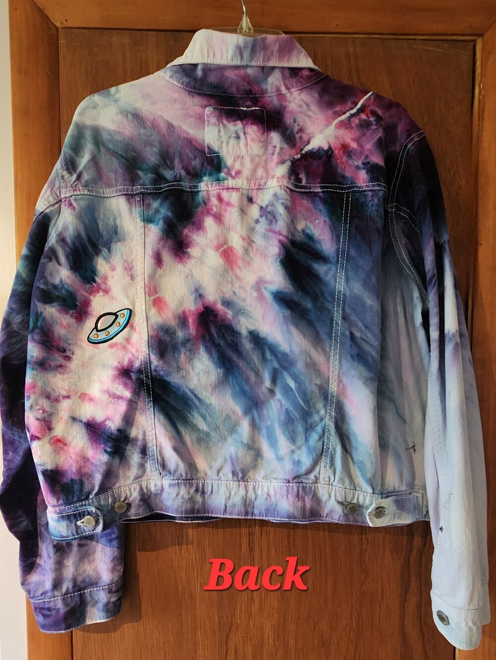 Ice Dye Custom Denim Jacket - Picture 2 of 13